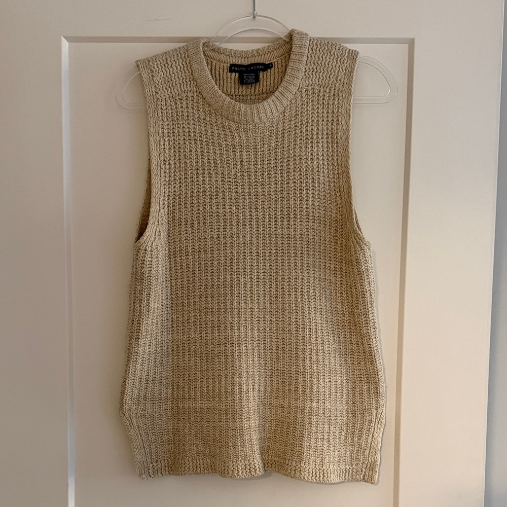 Ralph Lauren Cream Knit Sweater
